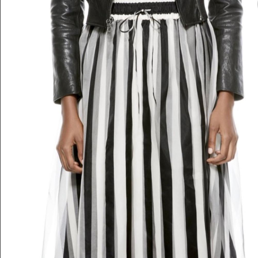 Alice + Olivia Dixie Stripe Maxi Skirt
